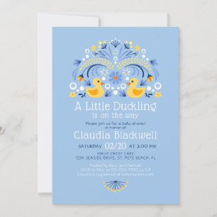 Invitación Baby Shower al arte popular del duque d