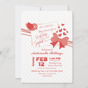 Invitación Baby Shower al azúcar y las especias
