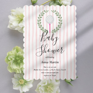 Invitación Baby Shower al club de golf