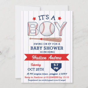 Invitación Baby Shower Allstar Rookie