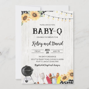 Invitación Baby Shower BBQ