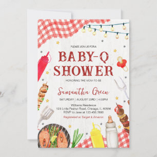Invitación Baby Shower BBQ