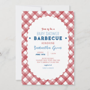 Invitación Baby Shower BBQ