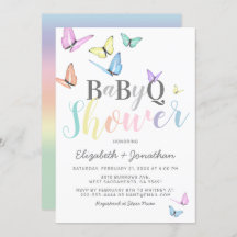 Baby Shower BBQ | Parrillada Pastel Rainbows