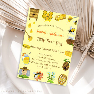 Invitación Baby Shower Bee Baby Shower