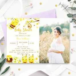 Invitación Baby Shower Bee Baby Shower