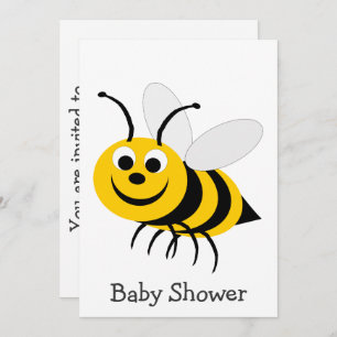 Invitación Baby Shower Bee Design