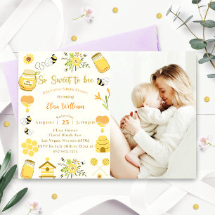 Invitación Baby Shower Bee So Sweet To Aee Photo