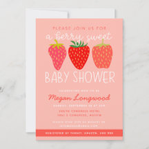 Baby Shower Berry Sweet Strawberry