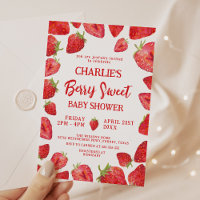 Baby Shower Berry Sweet Strawberry