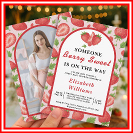 Invitación Baby Shower Berry Sweet Strawberry | FOTO