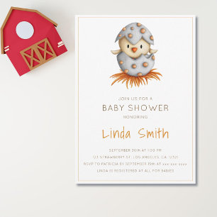Invitación Baby Shower Bird Nest