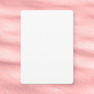 Invitación Baby Shower blanco de 5" x 7" semibrillante redond