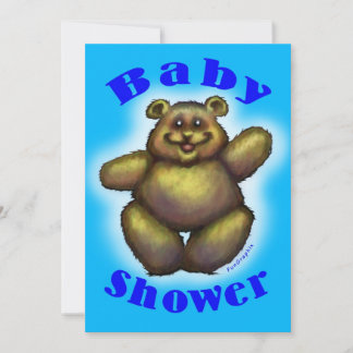 Invitación Baby Shower Blue