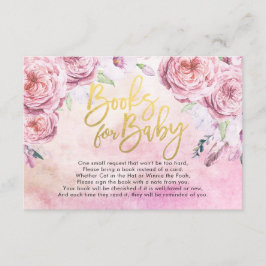 Invitación Baby Shower Books for Baby / Bring a book Request