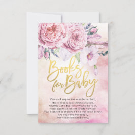 Invitación Baby Shower Books for Baby / Bring a book Request