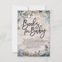 Invitación Baby Shower Books for Baby / Bring a book Request