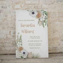 Baby Shower Botánico de Algodón