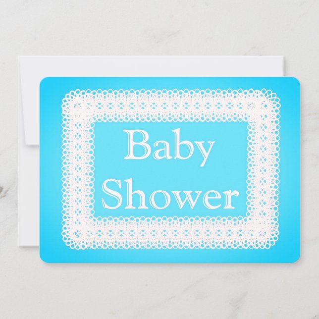 Invitación Baby Shower -Boy (Anverso)