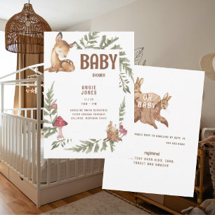 Invitación Baby Shower caprichoso y caprichoso