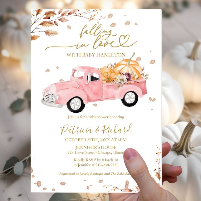 Invitación Baby Shower cayendo enamorado (Subido por el creador)