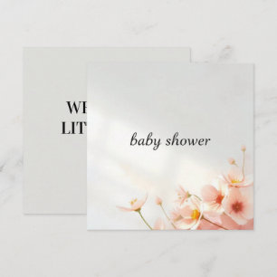 Invitación Baby Shower – Celebración de un Pequeño Milagro