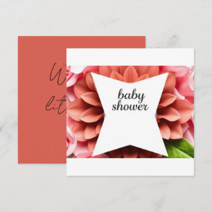 Invitación Baby Shower – Celebración de un Pequeño Milagro