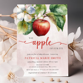 Invitación Baby Shower, Chica de Apple of Our Eye Fall