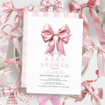 Baby Shower Chica de cinta de cinta de color rosa
