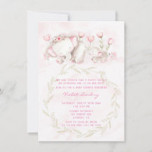 Baby Shower Chica de mami y yo Elephant Pastel