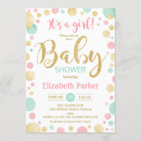 Baby Shower chica - Puntos verdes de la Moneda de