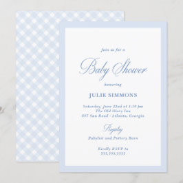 Invitación Baby Shower Classic