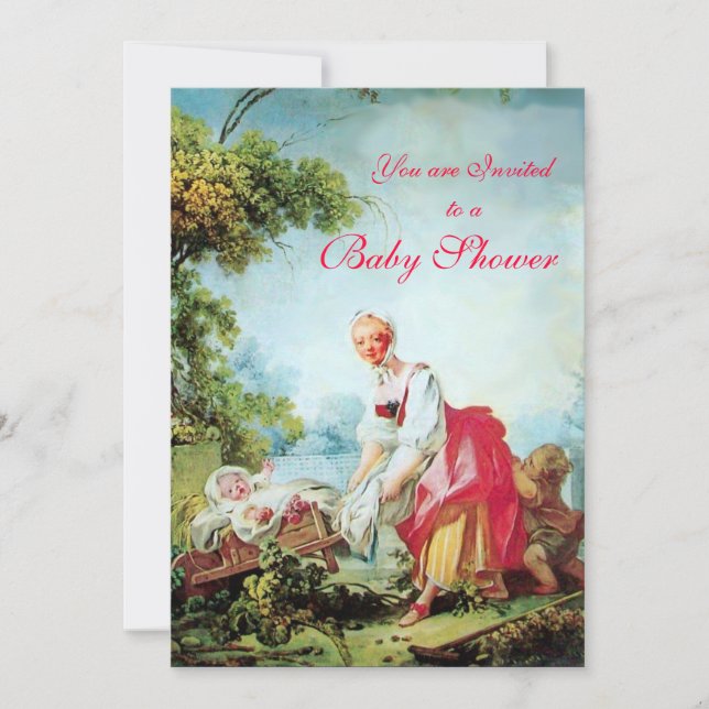 INVITACIÓN BABY SHOWER COLORIDO (Anverso)