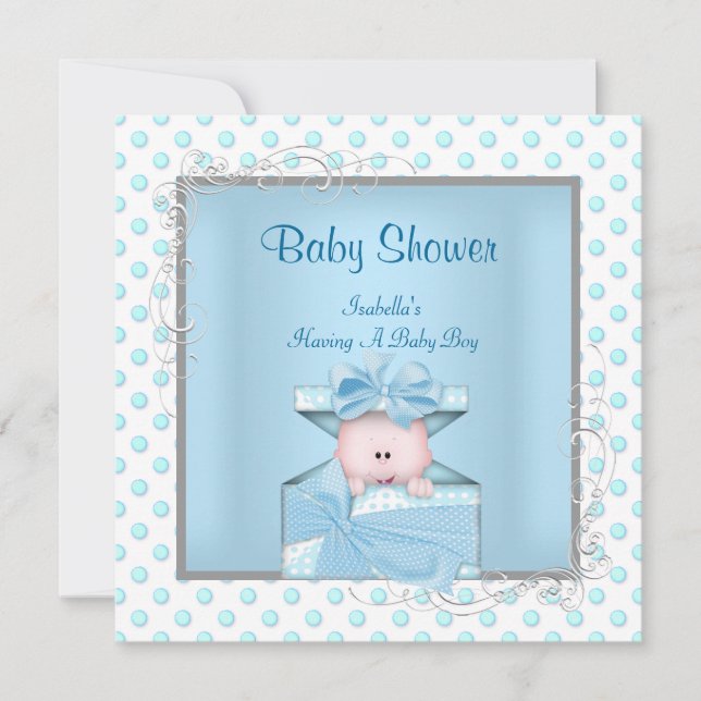 Invitación Baby Shower Cute (Anverso)