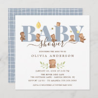 Baby Shower Cute Honey Bear