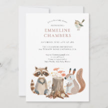 Baby Shower de animales del bosque de Woodland Wat
