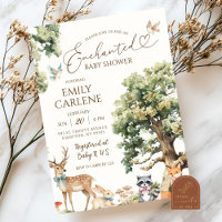 Baby Shower de animales forestales encantados