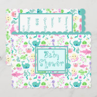 Baby Shower de animales marinos