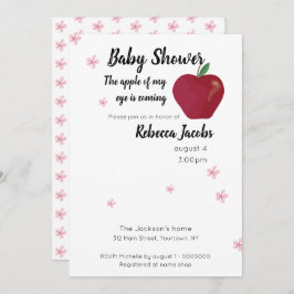 Invitación Baby Shower de Apple of my eye