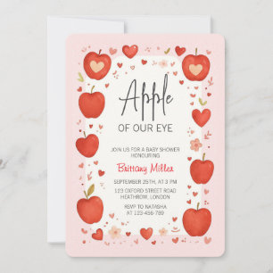 Invitación Baby Shower de Apple of Our Eye Fall