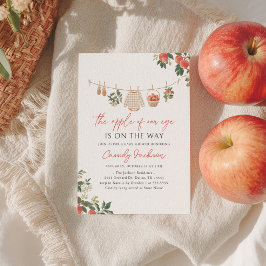 Invitación Baby Shower de Apple of Our Eye Fall