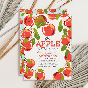 Invitación Baby Shower de Apple of our Eye Floral Boy