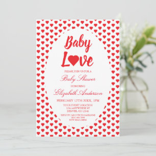 Invitación Baby Shower de Baby Love Heart