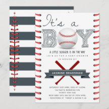 Baby Shower de béisbol es un niño