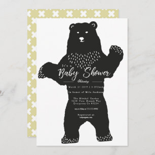 Invitación Baby Shower de Big Bear