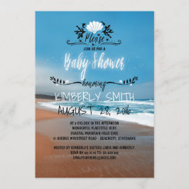 Invitación Baby Shower de Blue Beach
