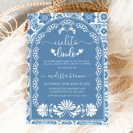 Invitación Baby Shower de Blue Cielito Lindo