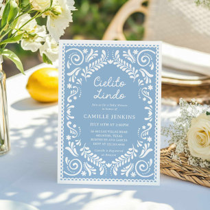 Invitación Baby Shower de Blue Cielito Lindo Boy