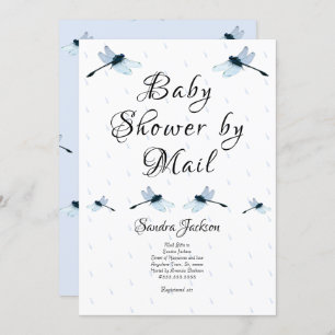 Invitación Baby Shower de Blue Dragonfly Boy