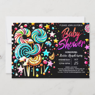 Invitación Baby Shower de Boho Candyland Serenity